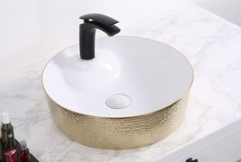 Умывальник Gid D1306H025 (белый/золотой)