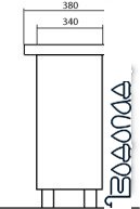 Аква Родос Бостон 65 Тумба