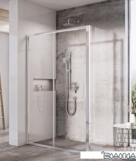 Душевая стенка Ravak Blix Slim BLSPS-80 (полированный алюминий/прозрачный) фото 1