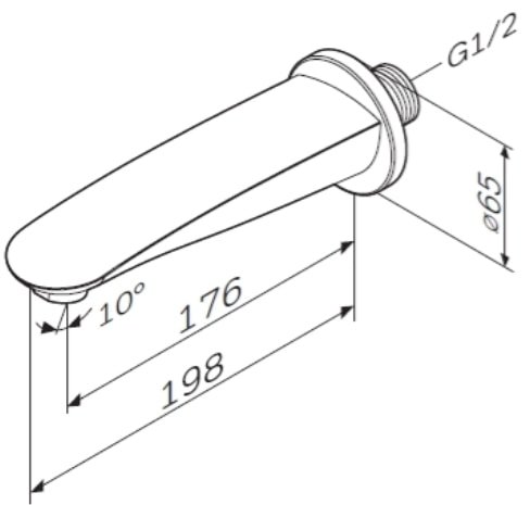 Излив AM.PM Like F8070000