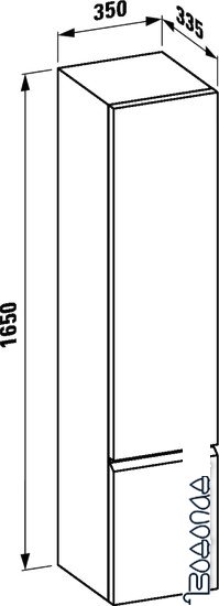 Laufen Pro шкаф-пенал [4831220954631]