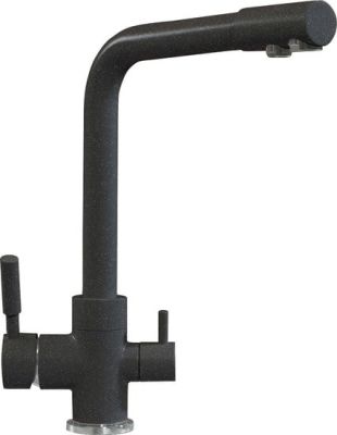 Смеситель Polygran Высокий Дуо (черный 16)