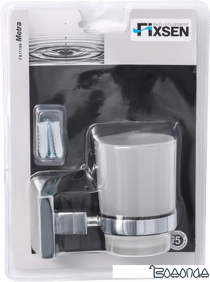 Стакан для зубной щетки и пасты Fixsen Metra FX-11106 фото 2