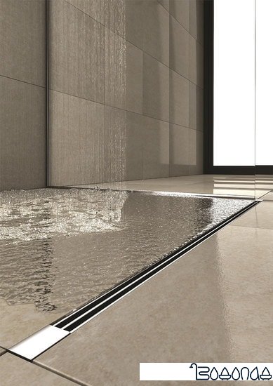 Трап/канал Berges Super Slim 700 (матовый хром)