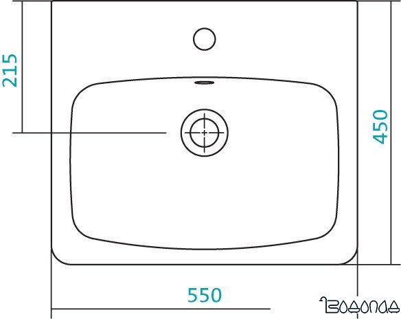 Умывальник Santek Нео 55x45 [1.WH30.2.185]