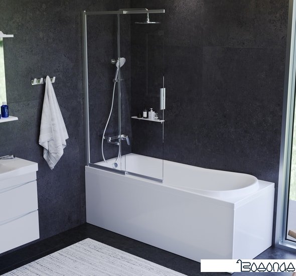 Душевая шторка AM.PM Like W80S-100PS-150MT