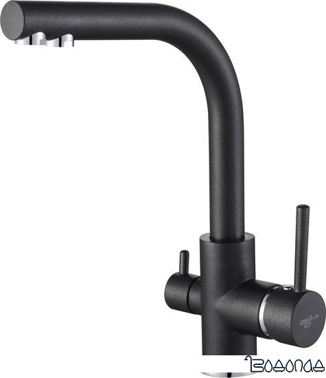 Смеситель Aquasanita Akvaduo 2663 (черный металлик)