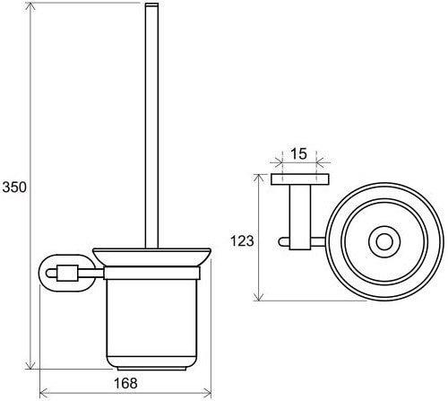 Ершик для унитаза Ravak X07P196 фото 4