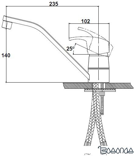Смеситель Kaiser Sity [19300]