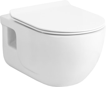 Унитаз Lucco Brilla Rim Art 100614-101 с пневмокрышкой дюропласт