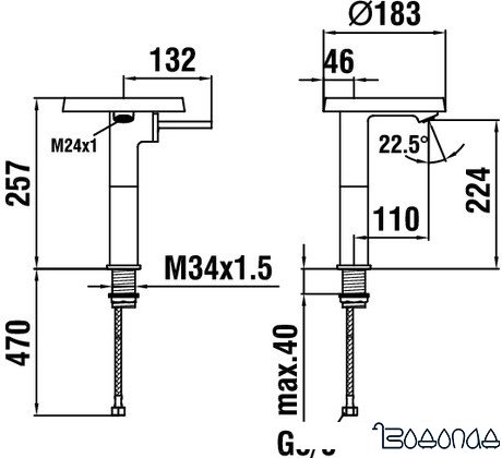 Смеситель Laufen Kartell 3113380041101