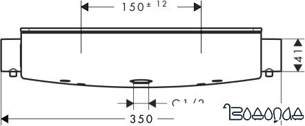 Смеситель Hansgrohe Ecostat Select 13161400