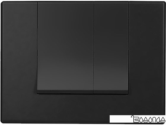 Панель смыва Berges Wasserhaus Novum S5 Soft Touch 040045 (черный)