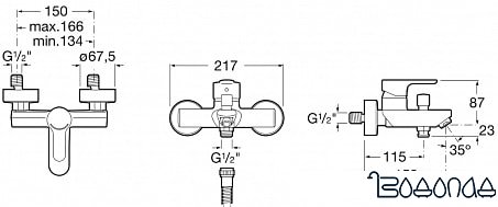 Смеситель Roca L20 5A0209C0M