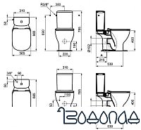 Бачок для унитаза Ideal Standard Tesi T356801