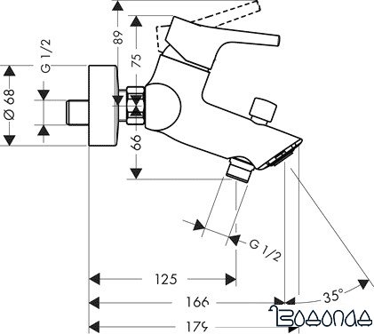 Смеситель Hansgrohe Talis S 72400000