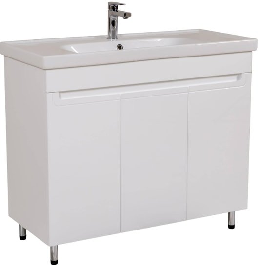 Аква Родос Тумба c умывальником Омега 100