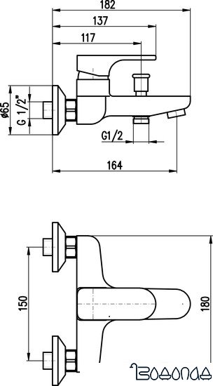 Смеситель Slezak RAV Юкон [YU154.5] фото 2