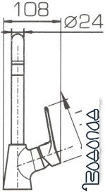 Смеситель Bravat Eco F7111147C