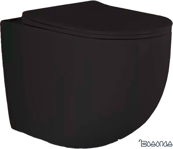 Унитаз Gid TRS-269Bm (черный матовый)