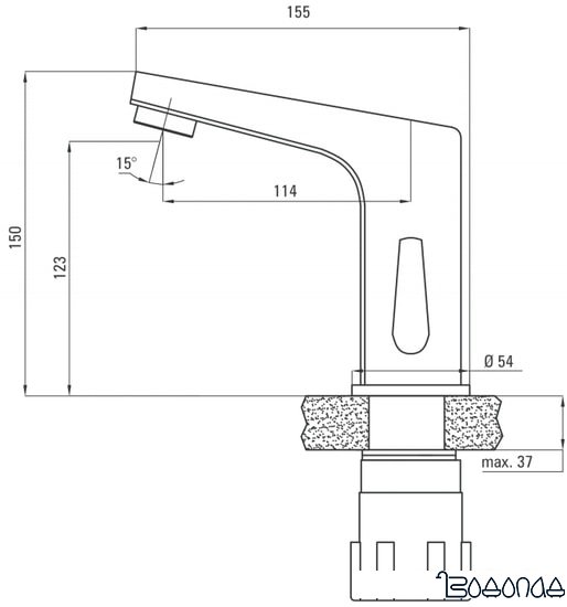 Смеситель Deante BCH 029V