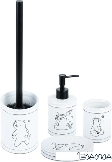 Стакан для зубной щетки и пасты Fixsen Teddy FX-600-3 фото 4