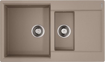 Кухонная мойка Omoikiri Daisen 86-2 SA (бежевый)