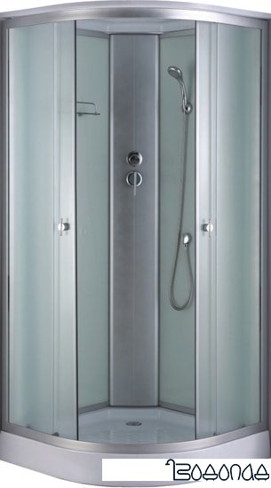 Душевая кабина Coliseum TM 80 80x80 (белый/матовое стекло) фото 1