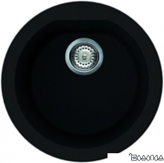 Кухонная мойка Elleci Fox Round Full Black 40 Кухонная мойка Elleci Fox Round Full Black 40