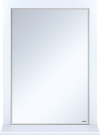 Мебель для ванных комнат Misty Зеркало Сахара-60 в раме белое