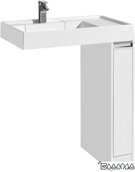 Акватон Тумба с умывальником Лондри 20 1A236101LH010 (белый)