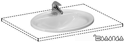 Умывальник Laufen Pro 56x44 [8139510001041]