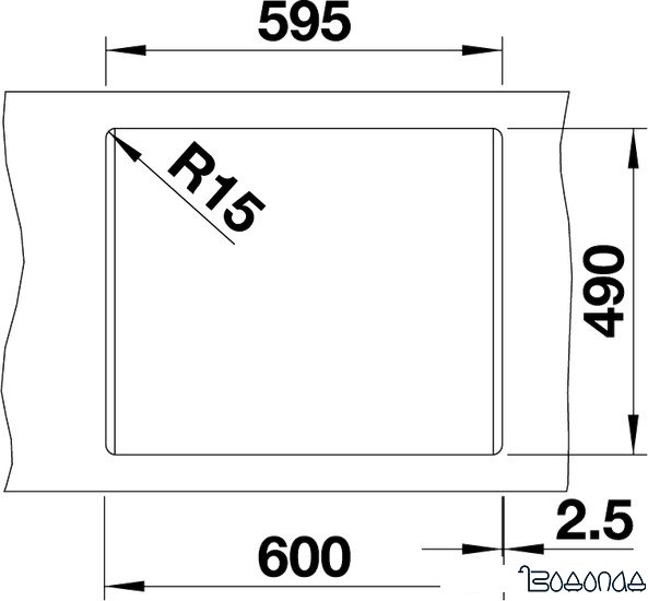 Кухонная мойка Blanco Naya 6 520593 (жемчужный) Кухонная мойка Blanco Naya 6 520593 (жемчужный)