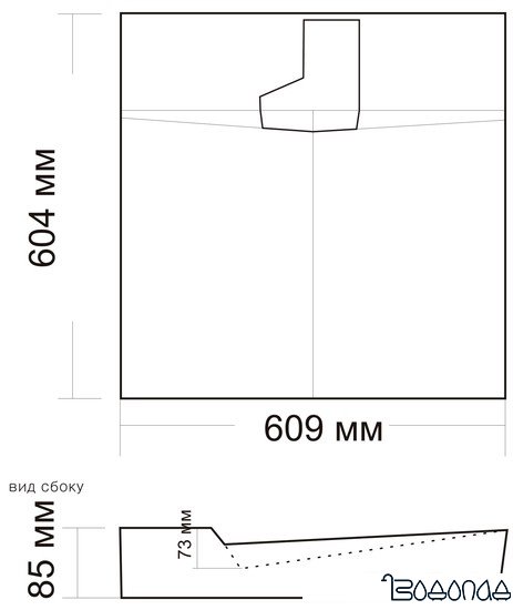 Умывальник Andrea Onyx