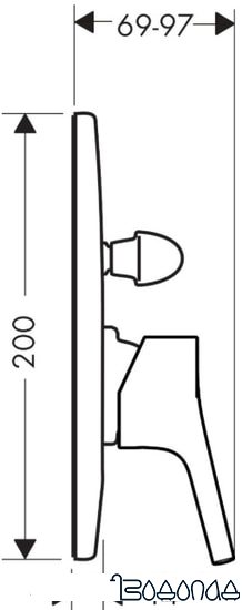 Смеситель Hansgrohe Talis S 72407000