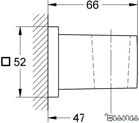 Держатель душевой лейки Grohe Euphoria Cube 27693000