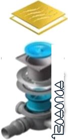 Трап/канал Pestan Confluo Standard Drops 3 Mask Gold