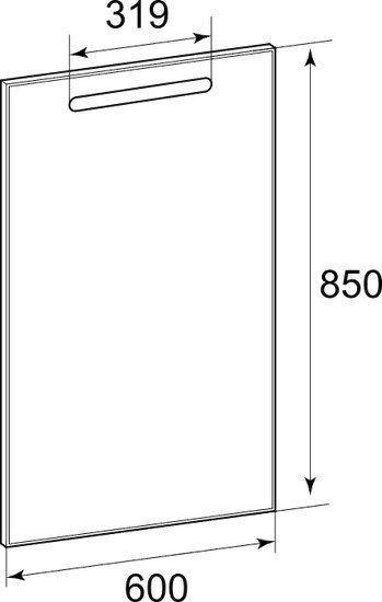 Roca The Gap зеркало с подсветкой [ZRU9302688]