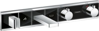 Смеситель Hansgrohe RainSelect 15359600 (черный/хром)