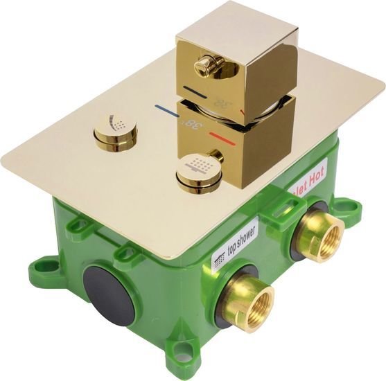 Душевая система Rea Fenix Davis L. Gold REA-P6324