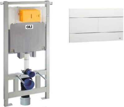 Инсталляция для унитаза OLI 80 Slim 600151+659041 (белый)