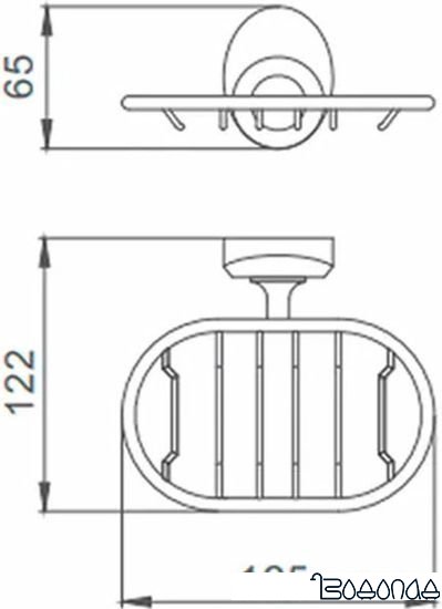 Мыльница Ekko E1602-1