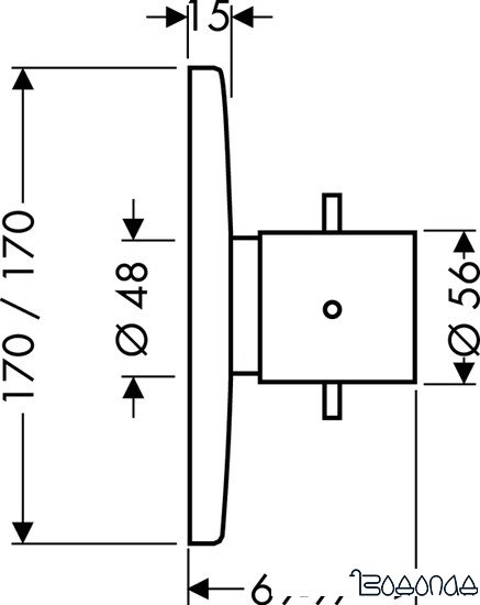 Смеситель Axor Starck X 10716000