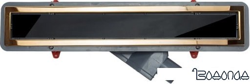 Трап/канал Pestan Confluo Premium Black Glass Line 450 Gold