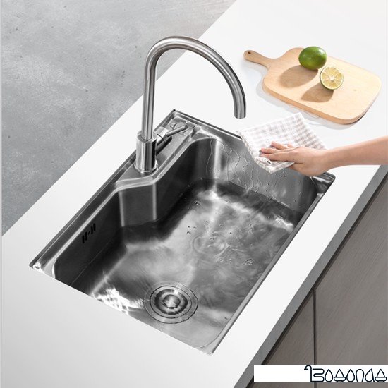 Смеситель ZorG ZRN 980106 (нержавеющая сталь) фото 2