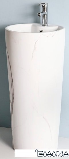 Умывальник Gid Nb131ws (белый матовый под камень)