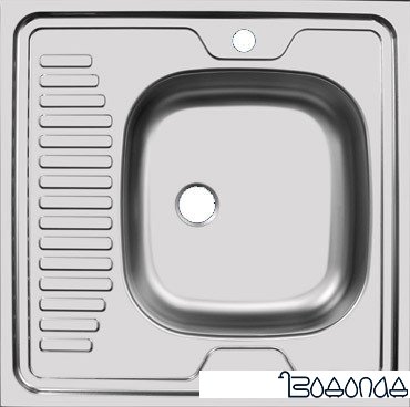 Кухонная мойка Ukinox STD600.600-5C 0L фото 1 Кухонная мойка Ukinox STD600.600-5C 0L фото 1