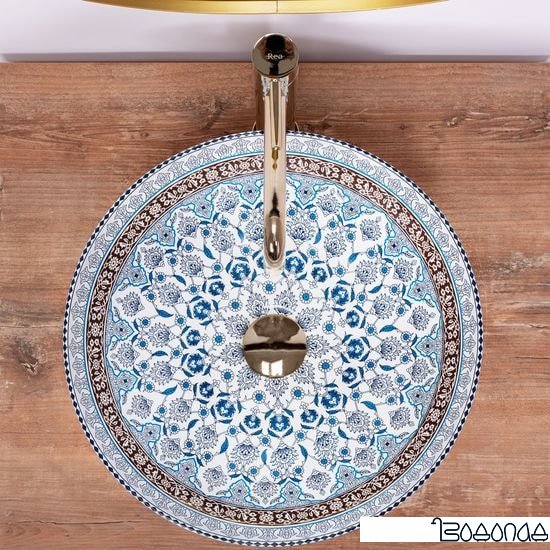 Умывальник Rea Arte (голубой) фото 3