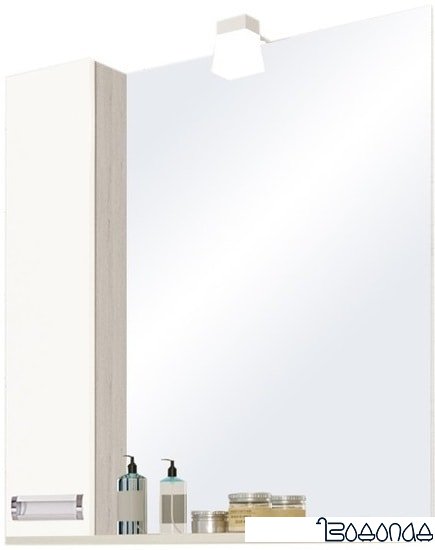 Акватон Зеркало Бекка 70 1A214702BAC20 (белый/дуб сомерсет)