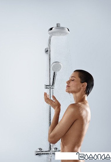 Душевая система Hansgrohe Crometta 160 1jet Showerpipe [27266400]